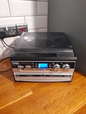 STEEPLETONE SMC595 CD Player  with Turntableand Radio. Spares Or Repair 