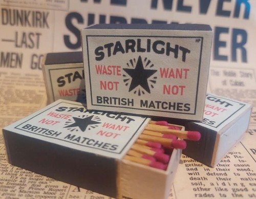 Ww2 home front matchbox - front,
