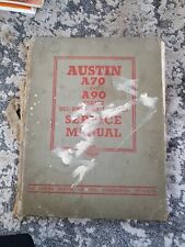Austin A70 and A90 Series BS3-BW4-BK3-BD3-E2 Service Manual Slight Cover Damage