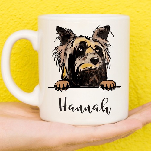 Personalised silky terrier - terrier, mug
