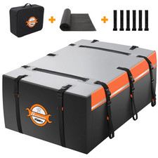 Waterproof Car Roof Bag 580L – Folding Roof Top Cargo Carrier 1000D PVC RRP £90.