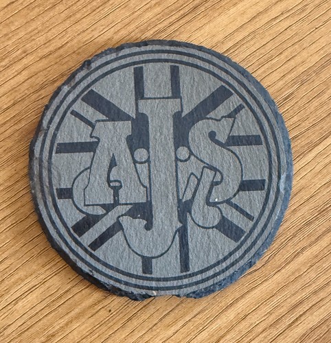 Crafted slate coaster - crafted,