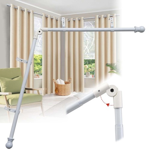 Bay window curtain pole - bay,