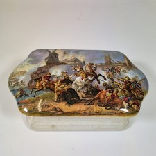 Antique Prattware Pot Lid With