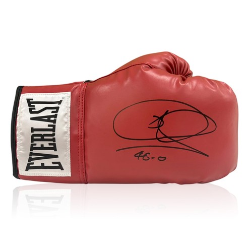 Joe calzaghe signed red boxing - joe,