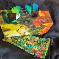 Maui Jim Hikina G445-2M Matte Black Frame / Green Polarized Lenses Sunglasses