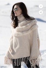 Skea Fringe Shawl with Rabbit