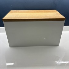 The White Company Bread Bin Wood Cutting Wooden Lid