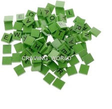 200 WOODEN SCRABBLE TILES