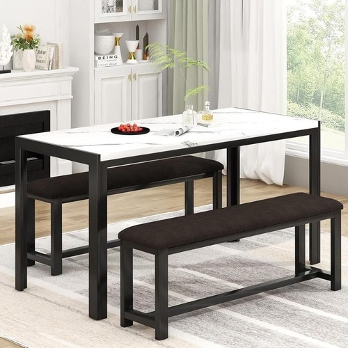 Faux marble dining - faux, set