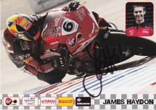 James haydon hand signed - james, promo