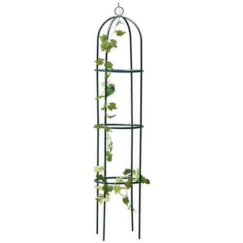 Metal garden obelisk - garden,
