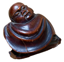 Antique Buddha Carved Mahogany