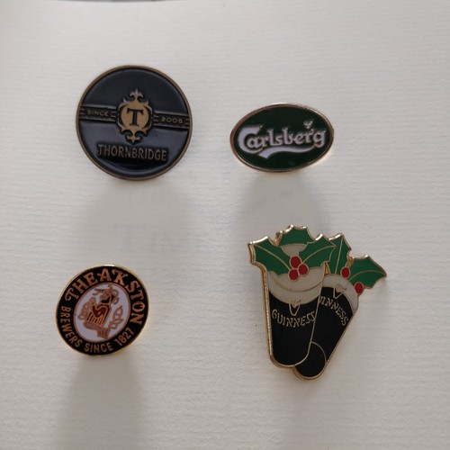 Brewery pin badge set - pin,