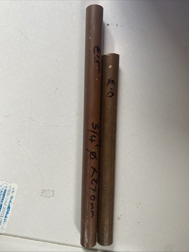Two copper round - 3/4”, off