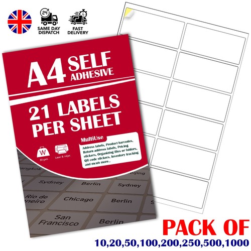 Per sheet labels self - 21,