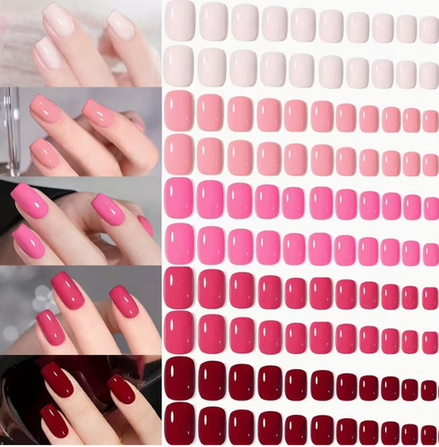 120pcs set glossy short - 120pcs, of