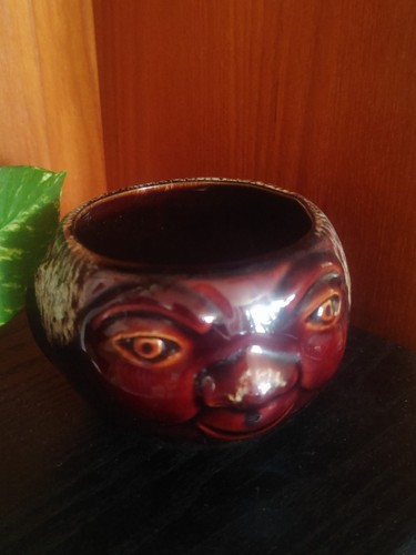Vintage brown ceramic - vintage,
