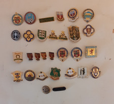30 Vintage Brass & Enamel