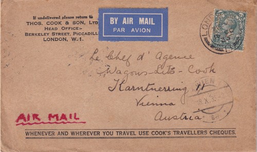 1935 4d single - gb, postage
