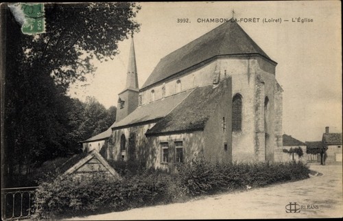 Postcard chambon loiret - chambon,