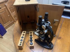 Carl Zeiss Winkel Monocular Microscope as used in German WW2 field hospitals 