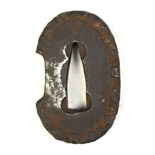 Japanese Tanto Tsuba S354 Iron