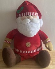 Tesco Santa Claus Stuffed Plush Christmas Cuddly 2009 49cm Large Soft Toy