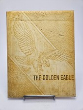 The Golden Eagle 1963 DeWitt Waller Junior High Enid Oklahoma Yearbook Signed