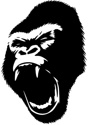 Extra large gorilla - extra, head