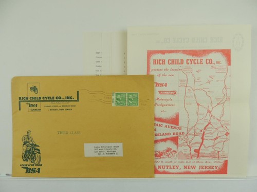 Vintage 1951 bsa dealer - vintage,