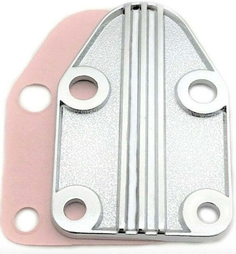 Fuel pump block off - off, plate