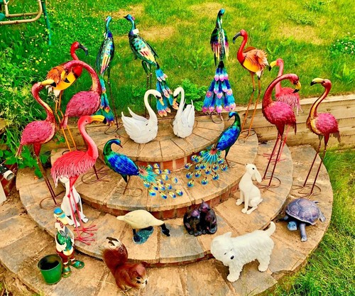 Large handmade flamingo - large,