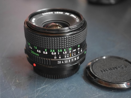 28mm canon fd wide angle - 28mm,