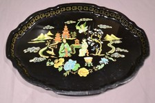 Baret Ware oval metal serving