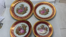 Limoges Artistique Porcelain D 'Art Plate.  Set Of 4.