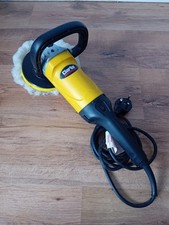 Clarke CON180 180mm Polisher/Sander (230V) Tested & Fully Working Yellow Black. 