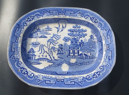 Antique blue white - antique,