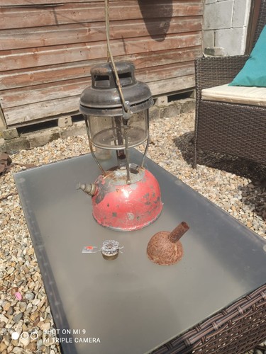 Old vintage red tilley - red,