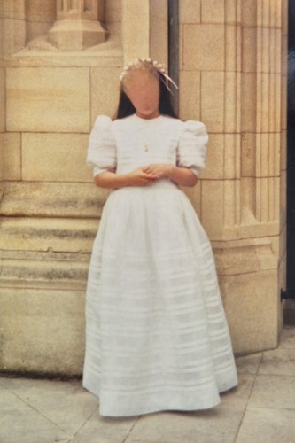 White communion dress