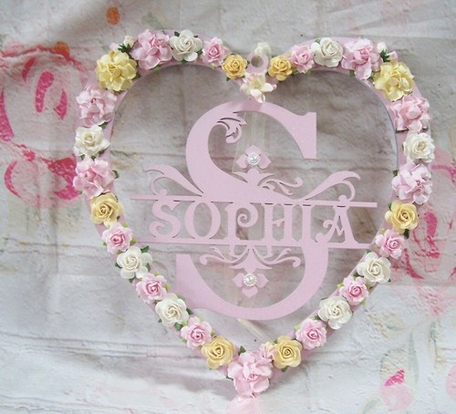 Personalised monogram plaque - personalised,