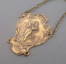 Goddess Necklace Art Nouveau