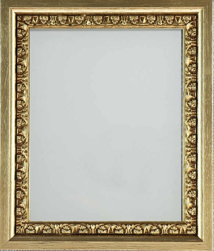 Ornate baroque wooden picture - wooden,