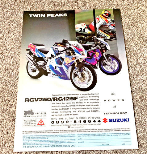 Suzuki rgv250 rg125 - suzuki,