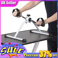Portable Exercise Bike Arm Leg Resistance Foot Hand Cycle Pedal Exerciser New