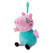 Daddy peppa pig bag clip - pig,