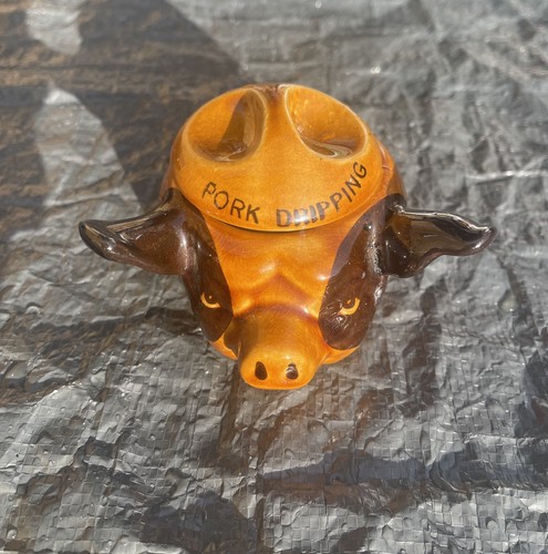 Pork dripping pot with - pork,