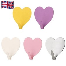 1/5pcs Cute Heart Shape Hooks