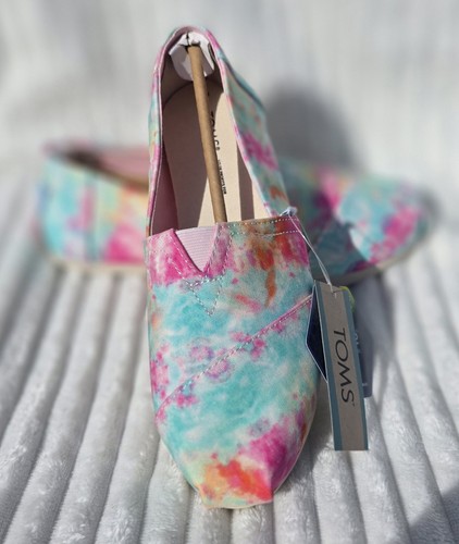 Ladies multi coloured toms - coloured,