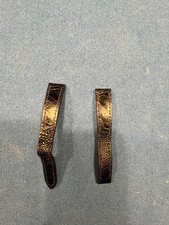 *** Ostrich Skin Genuine Leather Vintage Replacement Watch Strap - 